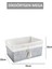 Çok Amaçlı Dikdörtgen Keçe Sepet Düzenleyici Kutu Dolap İçi Organizer Box 31X22X16 cm 1
