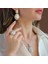 Okyanusun Kalbi Damla Sky Diamond Gümüş Set 1