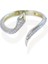 Serpent Gold Ayarlanabilir Gümüş Yüzük 5