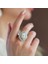 Okyanusun Kalbi Damla Sky Diamond Gümüş Yüzük 3