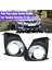 1 Çift Siyah ve Galvanik/mat Ön Tampon Sis Lambası Kapakları Trim Çerçeve ile Delik Değiştirme Toyota Corolla 2011-2013 Için (Yurt Dışından) 4