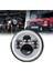 Road King Street Glide Ultra Classic Glide V-Star 1100 Için 7 Inç LED Far, Yüksek Düşük Huzmeli Projektör Sarı+Beyaz (Yurt Dışından) 3