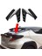 Adet Karbon Fiber Stil Arka Arka Lamba Kuyruk Aydınlatma Koruması Trim Için Fit Toyota Chr C-Hr 2016-2018 (Yurt Dışından) 4