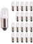20 Adet BA9S 1895 H6W 53 57 Süngü LED Ampuller Araba Harita Lambası 12 V Beyaz (Yurt Dışından) 1