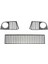 51117906197 Araba Ön Sol Tampon Sis Aydınlatma Koruması Çerçeve Izgarası Delikli Bmw 5 Serisi Için F10 F11 M Tarzı 2011-2016 (Yurt Dışından) 4
