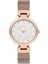 7250 Rosegold Klasik Bayan Kol Saati - Beyaz 1