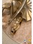 316 L Yıldız Detaylı Bohem Gold Çelik Bileklik - HMÇB-0020 2