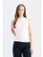 Regular Fit Bisiklet Yaka Basic Düz Kolsuz Atlet E7619AX25SP 4