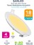 18W Tasarruflu LED Yuvarlak Gün Işığı Sıva Altı Slim Panel Tavan Aydınlatma Armatürü-4 Adettir 1