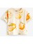 % 100 Pamuklu Sarı Elma Desenli Kısa Kollu 4’lü Tshirt Set 2