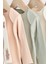 % 100 Pamuklu Krem Pembe Uzun Kollu 5'li Body Zıbın Set 3