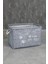 Çok Amaçlı Dikdörtgen Keçe Sepet Gri Düzenleyici Kutu Dolap İçi Organizer Box 36X26X25 cm 3