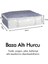 Yaprak Desenli Pencereli Baza Altı Yastık Yorgan Kazak Hurcu / 60 x 45 x 15 4