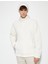 Peluş Sweatshirt Yarım Fermuarlı Dik Yaka Cepli 3