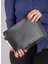 Vegan Deri Clutch Düz Tablet Çantası 3