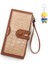 Moda Toka Bayan Cüzdan Uzun Fermuarlı Çanta Çoklu Kart Yuvası Kimlik Çantası Clutch (Yurt Dışından) 1