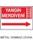 Yangın Merdiveni Sağ Ok Metal Uyarı Levhası 1