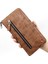 Erkek Uzun Cüzdan Fermuarlı Moda Casual Cüzdan Clutch Büyük Kapasiteli Çoklu Kart Yuvası Cep Telefonu Çantası (Yurt Dışından) 2