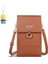 Dokunmatik Ekranlı Cep Telefonu Çantası Kadın Dikey Crossbody Çantası Cep Telefonu Çantası Çok Fonksiyonlu (Yurt Dışından) 1