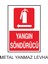 Yangın Söndürücü Solda Yazılı Metal Uyarı Levhası 1