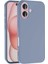 Apple iPhone 16 ile Uyumlu Kapak Içi Kadife Lansman Silikon Kılıf - Petrol Mavisi 1
