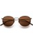 Steel Round Brown - Kahverengi Yetişkin Güneş Gözlüğü 1