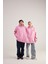 Kalp Baskılı Çift Giyilir Lovebombing sweatshirt Pembe 5