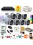 7 Kameralı Set - Yapay Zeka Özellikli Gece Renkli Gösteren 5MP SONY Lensli 4 Ultra Warm Ledli FULLHD Güvenlik Kamerası Seti 604W-108 1