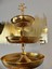 3 Katlı Metal Gold Kurabiyelik 1
