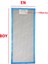 Icanpares Arçelik Uyumlu En 20,5 cm Boy 48 cm - Arka Tırnak 4,5 cm Aspiratör Davlumbaz Metal Yağ Filtresi 2