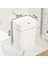 4147 Hareket Sensörlü Sessiz Kapatma Çöp Kutusu Banyo Mutfak Pilli Çöp Kovası Kapaklı Banyo Çöp Kovası 12 Litre 8