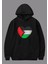 Kalpli Filistin Bayrağı Renkli Baskılı Sweatshirt- Hoodie 1