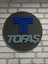 Tofaş Logo 50 x 50 cm Tofaş Araba Logosu | Tofaş Marka Logosu | 3D Tofaş Logo 2