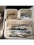 4 Adet Dolap Içi Düzenleyici Kutular 15 x 20 x 5 cm Ikea 4'lü Set Organizer Çekmece Içi Takı Saklama 4