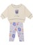 Çiçek Basklı Sweatshirt Tayt Set 2
