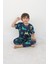 Pamuk Erkek Çocuk Pijama Takımı - Dinozor Desenli, Yumuşak ve Rahat 3