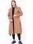 Dipmoda kadın midi oversize yün kaşe kaban DPPLTN03 - Camel 2