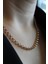 Exclusive Seri Rose Renk Oval Halka Zincir Model Kadın Çelik Kolye 1