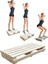 Dizayn Doğal Ahşap Ev Içi Kullanıma Uygun Kaymaz Tabanlı Step Tahtası 10X25X50 cm 5