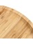 Lüx Yuvarlak Servis Tepsi 30 * 30CM, Ahşap Sunumluk & Çerezlik Yuvarlak Sunum Tabağı 4