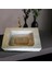 Hale Traverten Gizli Giderli Lüks Lavabo-285 1