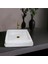 Ezgi Beyaz Mermer Dışı Eğimli Patlatma Kare Lavabo-125 1