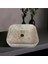 Gümüş Traverten Kare Lavabo-170 1