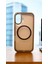 iPhone 16 Şeffaf Çöl Altını Rengi Premium Kılıf - Magsafe Özellikli Üst Düzey Koruma ve Şıklık 1