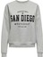 Onlsweat L/s Crew Oversız A Grı Mel Kadın Sweatshirt 4