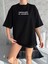 Unisex Bisiklet Yaka Baskılı Oversize Thirt Iyah 1