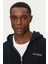 Guess Erkek Bej Pamuklu Kapüşonlu Lacivert Sweatshirt 4