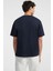 Guess Erkek Lacivert Üçgen Logolu T-Shirt 3