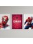 Spider Man- Örümcek Adam Temalı Çocuk Odası 3'lü Isim Tablo Seti, Çocuk Odası Tablosu 3