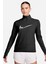 Dri-Fit Swoosh Mid Kadın Siyah Çeyrek Fermuar Kadın Spor Sweatshrit 1